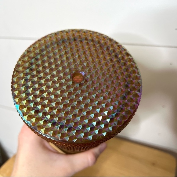 Starbucks Venti Copper Bling Studded Cup 24oz - Picture 4 of 5